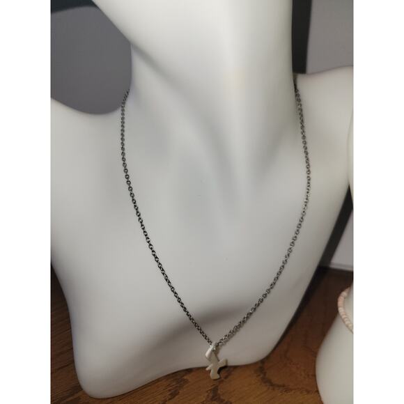 Vtg Estate Bracelet & Necklace Cut Shell Dove Birds Beach Jewelry Set Lot of 2 - Picture 7 of 9